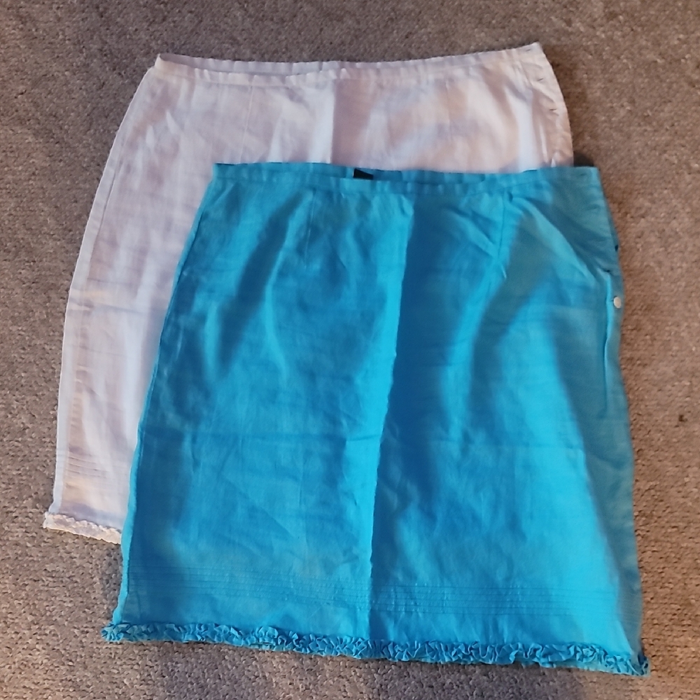 Gap Vintage Y2K NWOT 100% Linen Casual Skirts